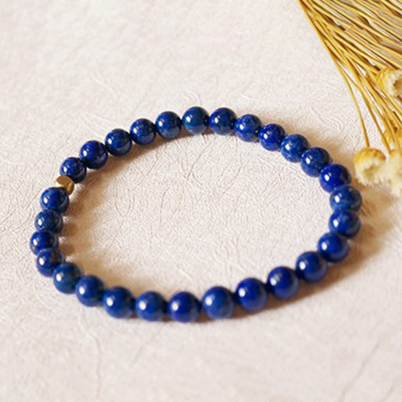 Wear FengShui 4mm Ultra-thin Lazurite Beads Self Care Bracelet