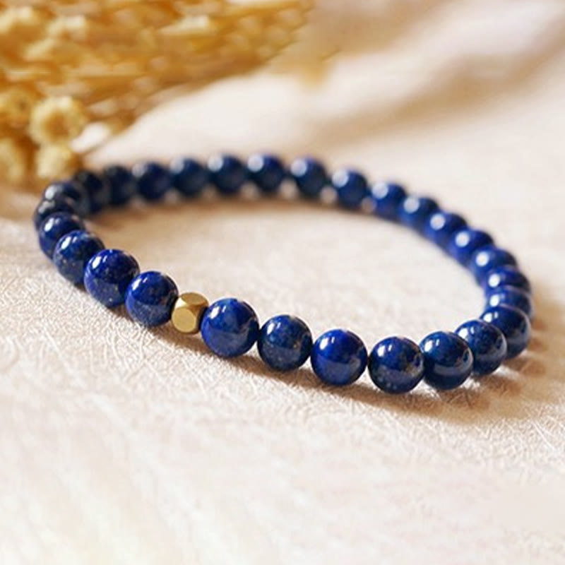 Wear FengShui 4mm Ultra-thin Lazurite Beads Self Care Bracelet