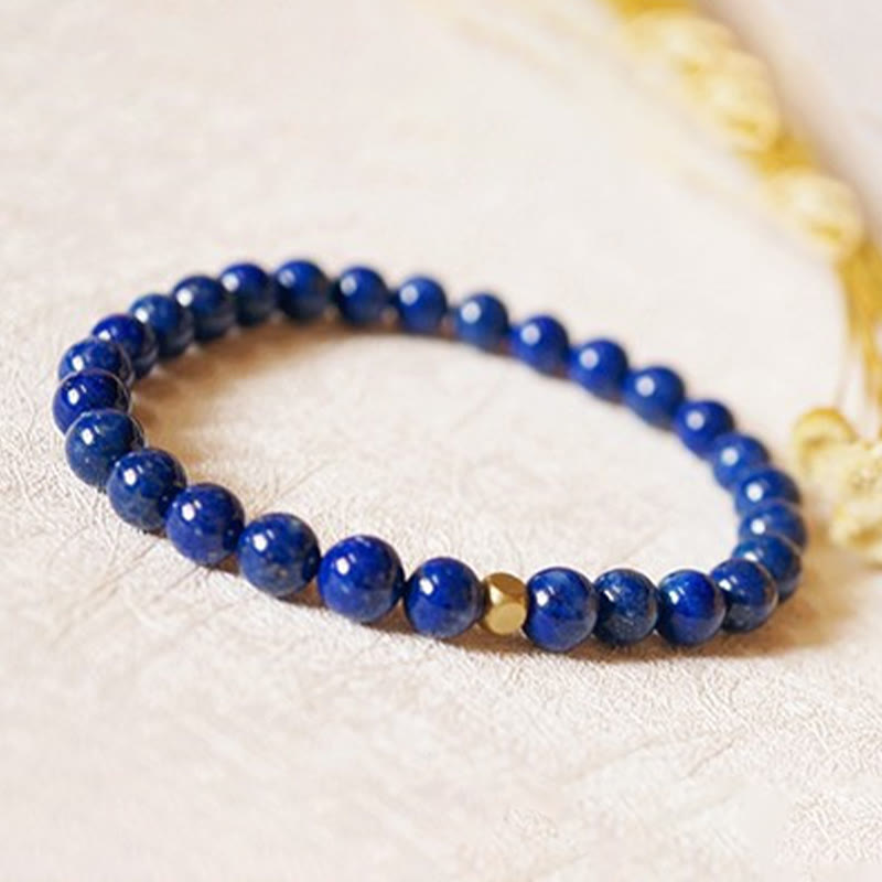 Wear FengShui 4mm Ultra-thin Lazurite Beads Self Care Bracelet