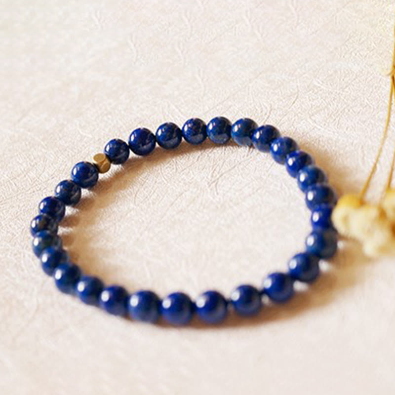 Wear FengShui 4mm Ultra-thin Lazurite Beads Self Care Bracelet