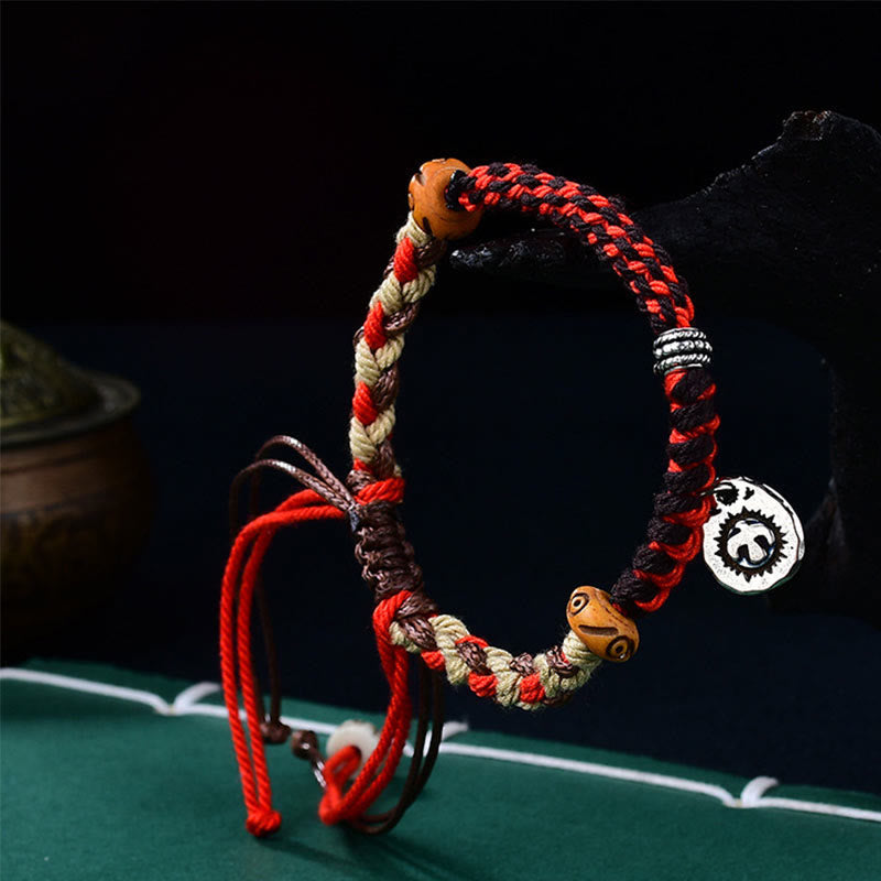 Wear FengShui Tibetan Hand-woven Garuda String Luck Bracelet