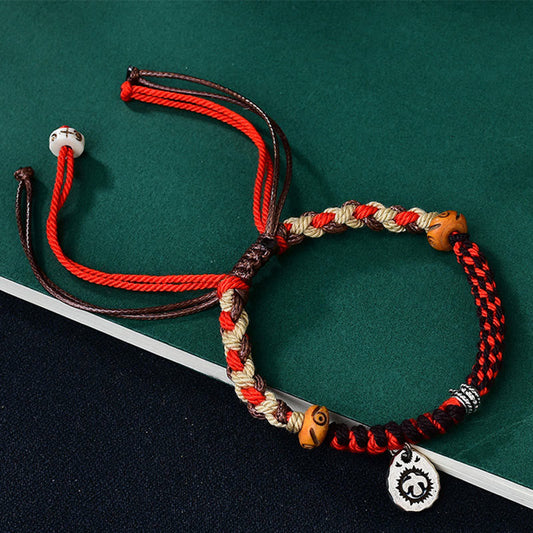 Wear FengShui Tibetan Hand-woven Garuda String Luck Bracelet