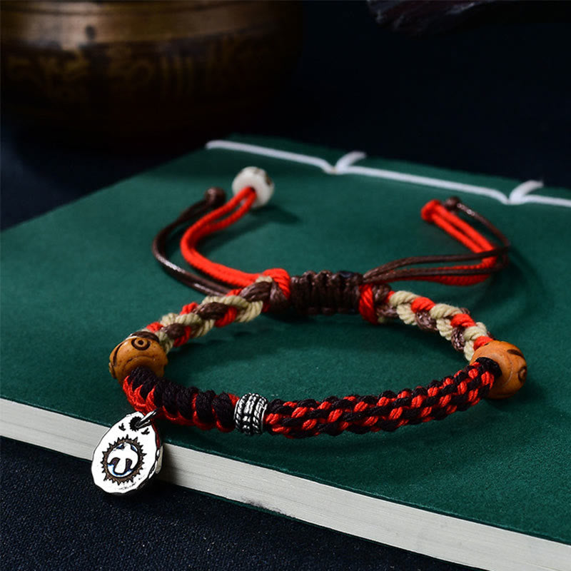 Wear FengShui Tibetan Hand-woven Garuda String Luck Bracelet