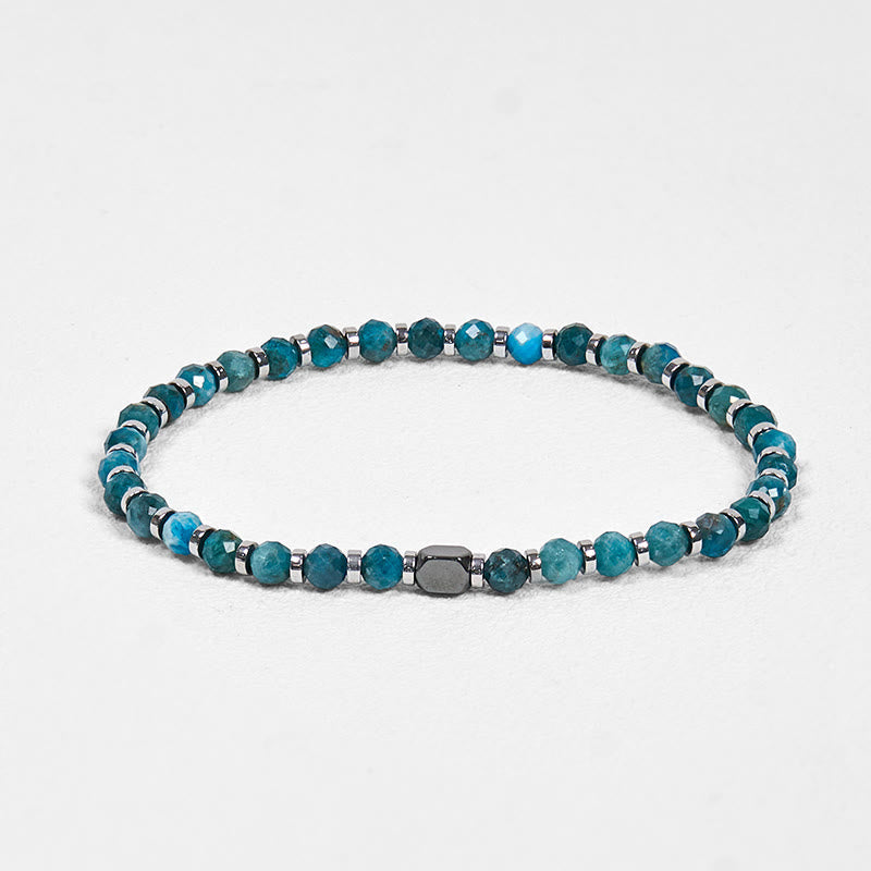 Wear FengShui Apatite Hematite Communication Bracelet