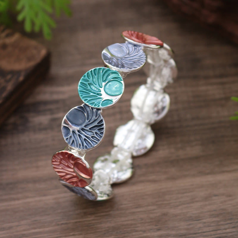 Wear FengShui The Tree Of Life Creation Enamel Alloy Bracelet