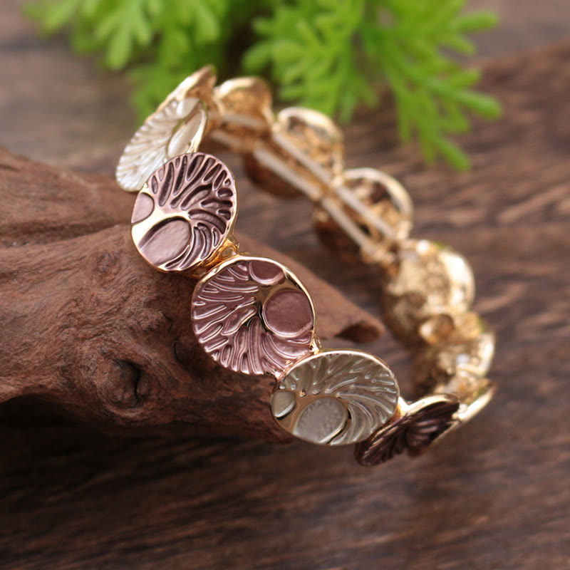 Wear FengShui The Tree Of Life Creation Enamel Alloy Bracelet