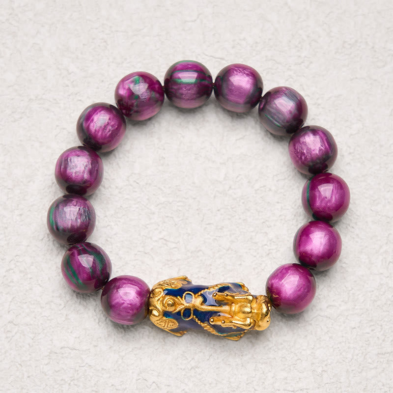 Wear FengShui Colorful Sea Willow Color Change PiXiu Positive Healing Bracelet