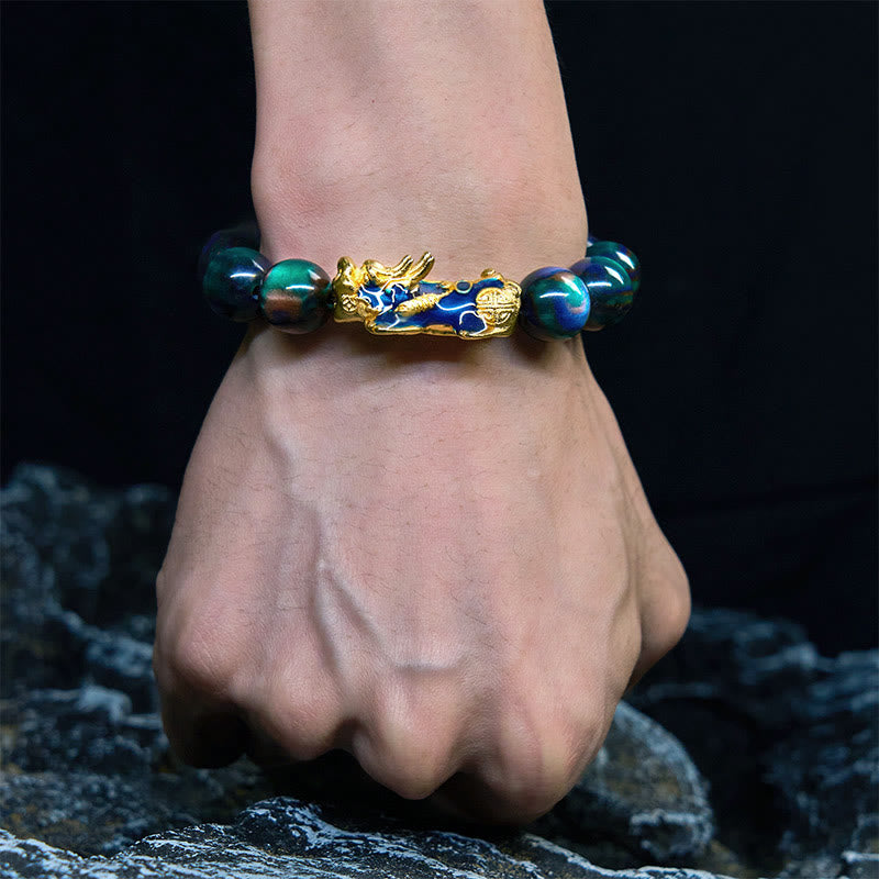 Wear FengShui Colorful Sea Willow Color Change PiXiu Positive Healing Bracelet