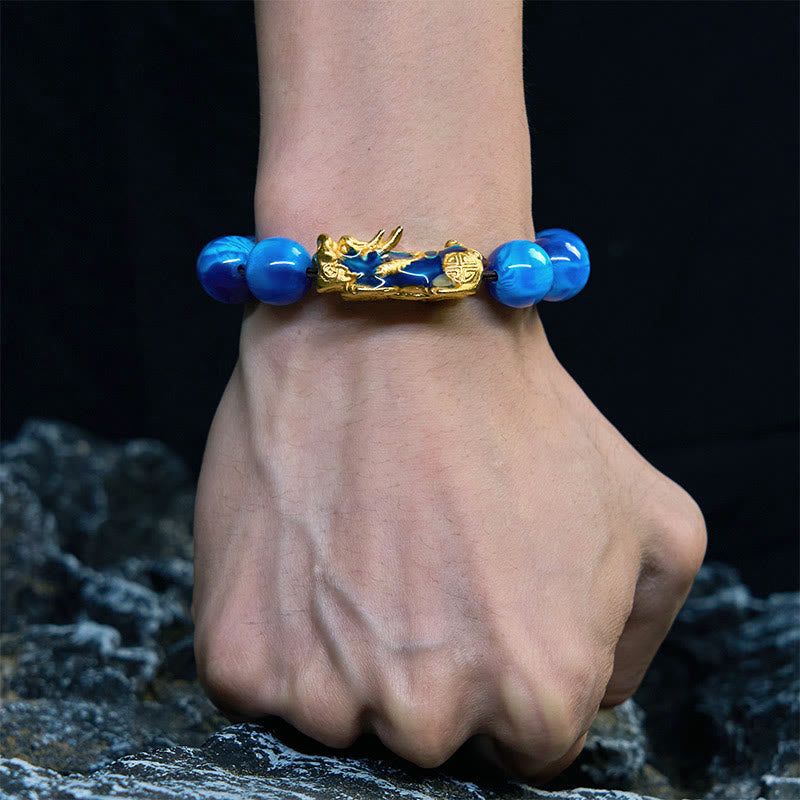 Wear FengShui Colorful Sea Willow Color Change PiXiu Positive Healing Bracelet