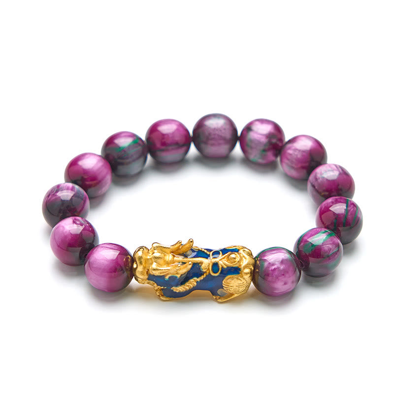 Wear FengShui Colorful Sea Willow Color Change PiXiu Positive Healing Bracelet