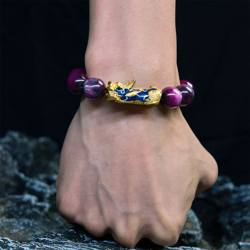 Wear FengShui Colorful Sea Willow Color Change PiXiu Positive Healing Bracelet