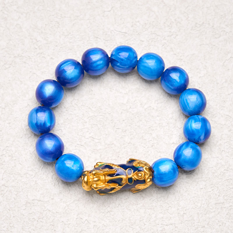 Wear FengShui Colorful Sea Willow Color Change PiXiu Positive Healing Bracelet