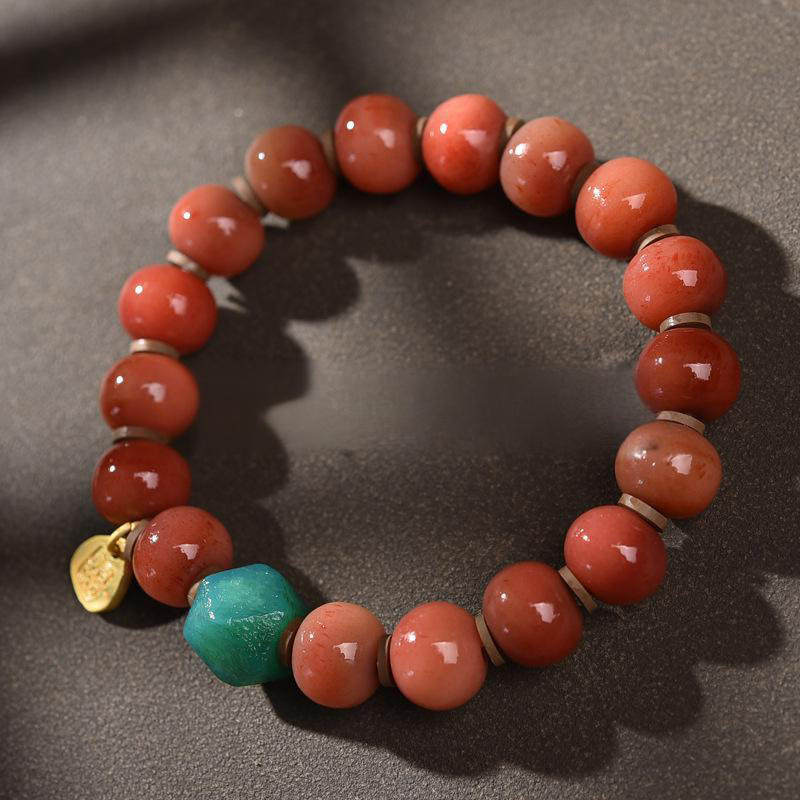 Wear FengShui Vintage Tibetan Camel Bone Tassel Luck Bracelet