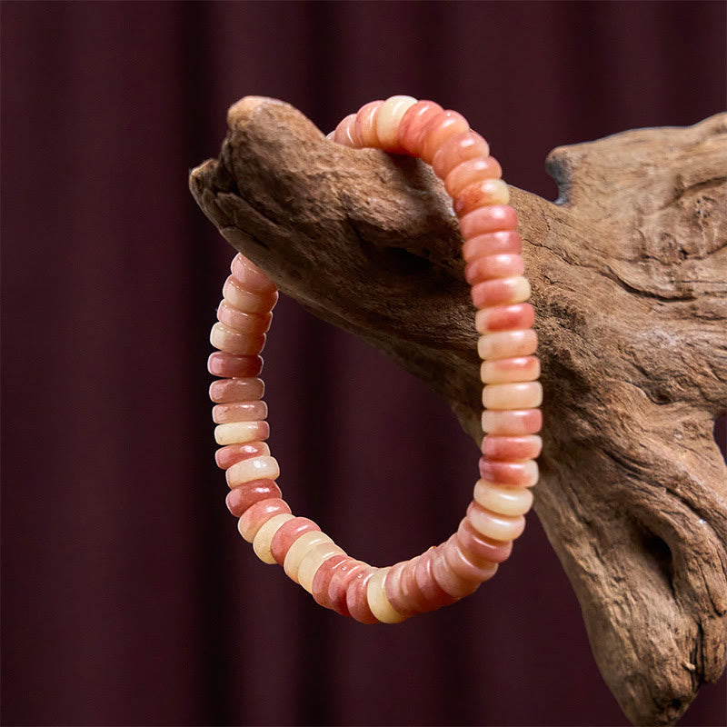 Wear FengShui Natural Tibetan Camel Bone Purple Blood Beads Keep Away Evil Spirits Bracelet