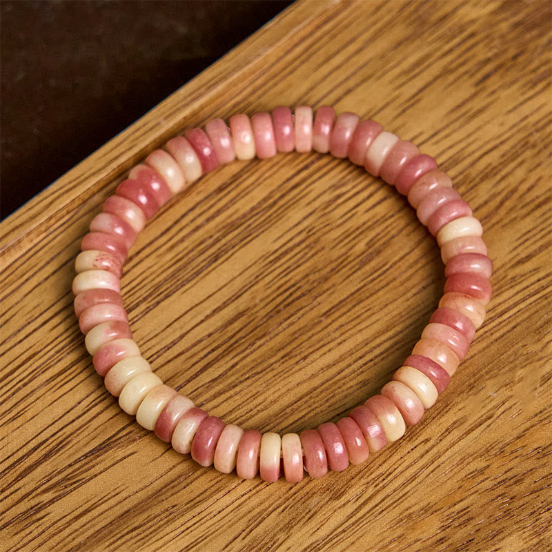 Wear FengShui Natural Tibetan Camel Bone Purple Blood Beads Keep Away Evil Spirits Bracelet