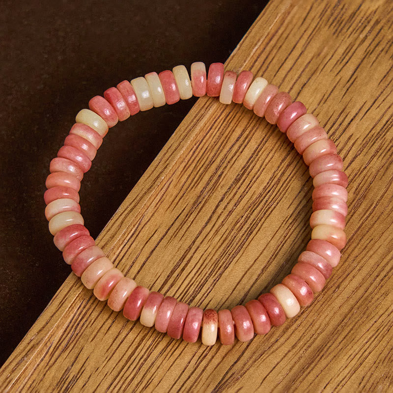 Wear FengShui Natural Tibetan Camel Bone Purple Blood Beads Keep Away Evil Spirits Bracelet