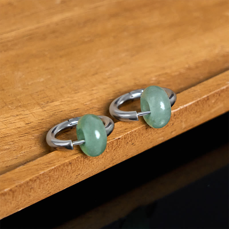 Wear FengShui Titanium Steel Strengthen Earrings