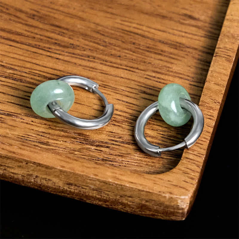Wear FengShui Titanium Steel Strengthen Earrings