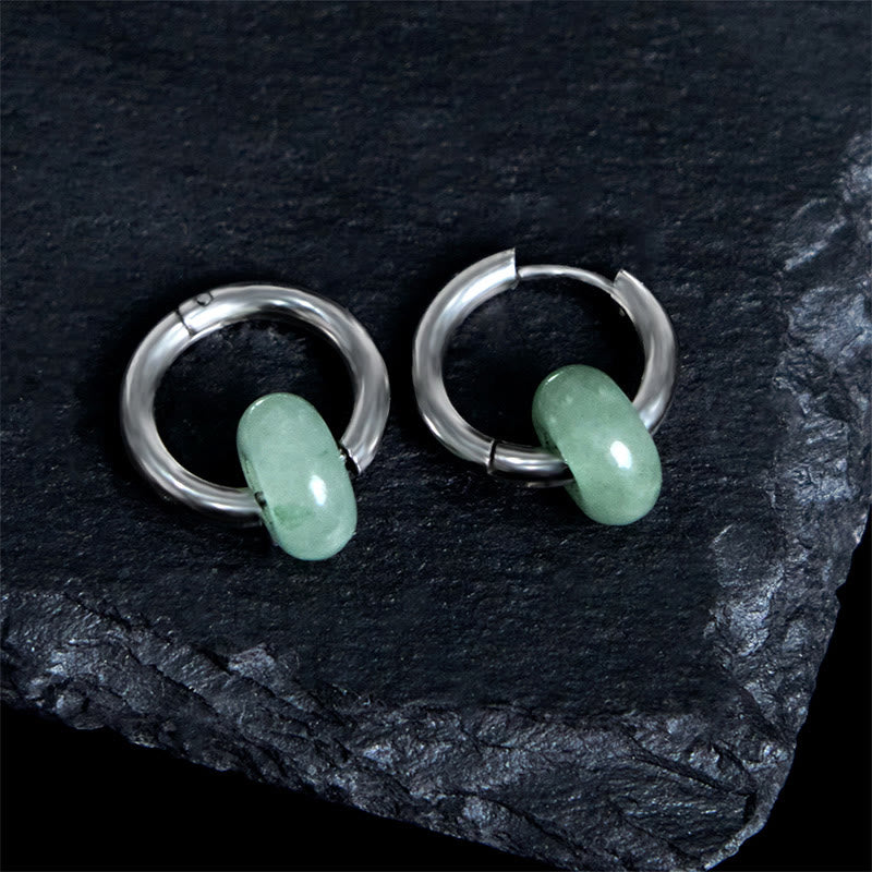 Wear FengShui Titanium Steel Strengthen Earrings