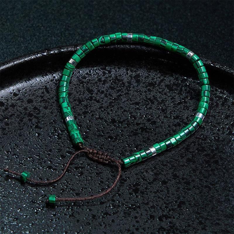 Wear FengShui Malachite Anti-Anxiety Spacer Bead Bracelet