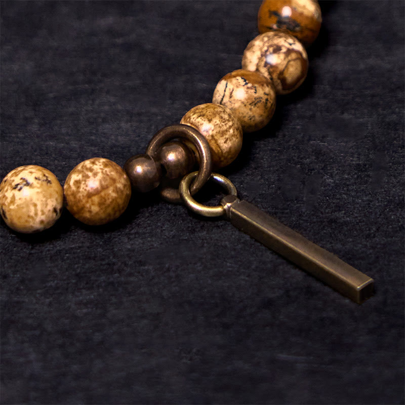 Wear FengShui Distressed Design Copper Luck Bracelet