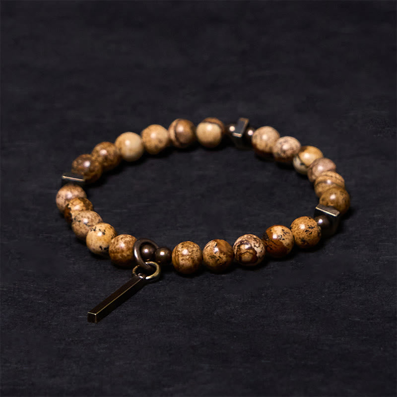 Wear FengShui Distressed Design Copper Luck Bracelet