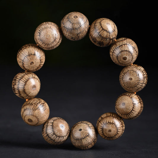 Wear FengShui Gnetum Wood Beads Protection Bracelet