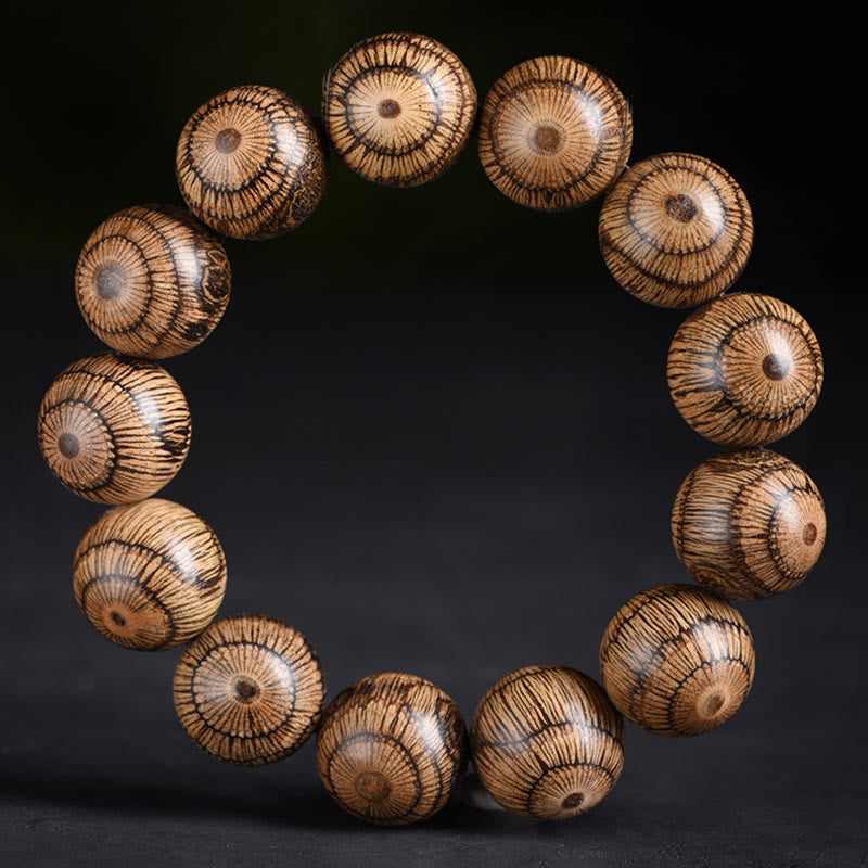 Wear FengShui Gnetum Wood Beads Protection Bracelet