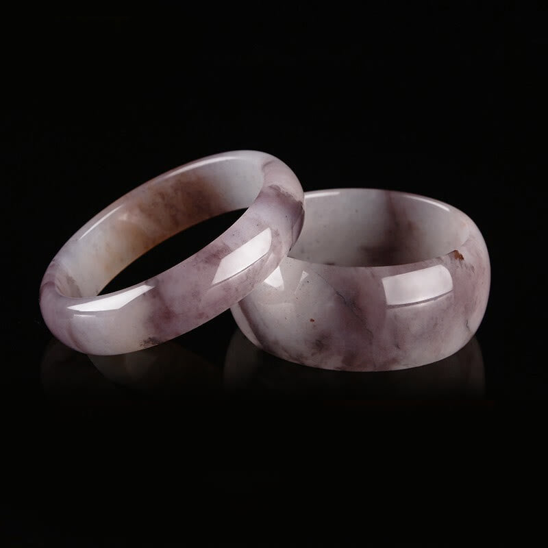 Wear FengShui Purple Jade Happiness Protection Bracelet Bangle