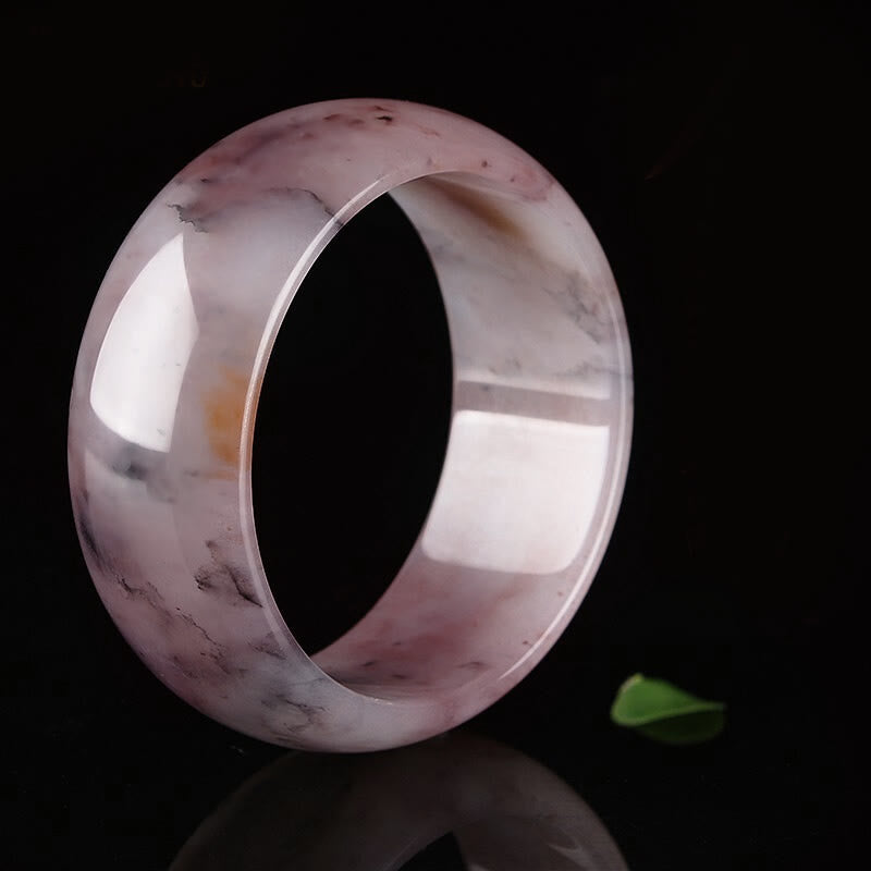 Wear FengShui Purple Jade Happiness Protection Bracelet Bangle