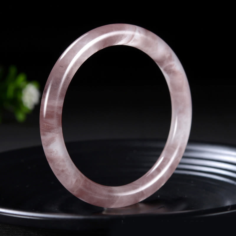 Wear FengShui Purple Jade Happiness Protection Bracelet Bangle