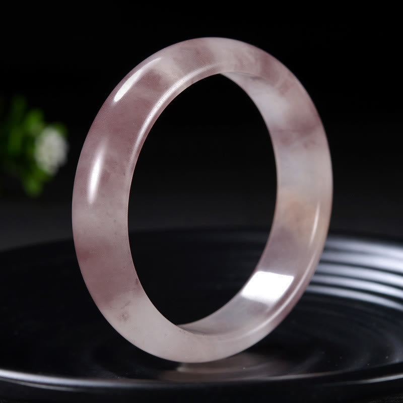 Wear FengShui Purple Jade Happiness Protection Bracelet Bangle