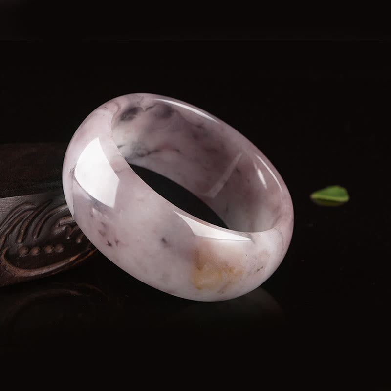 Wear FengShui Purple Jade Happiness Protection Bracelet Bangle
