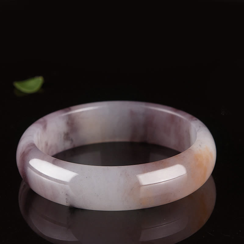 Wear FengShui Purple Jade Happiness Protection Bracelet Bangle