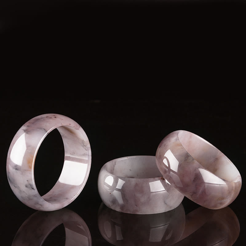 Wear FengShui Purple Jade Happiness Protection Bracelet Bangle