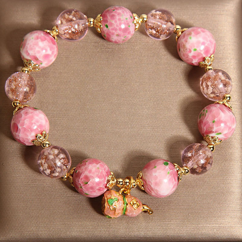 Wear FengShui Gourd Liuli Bracelet