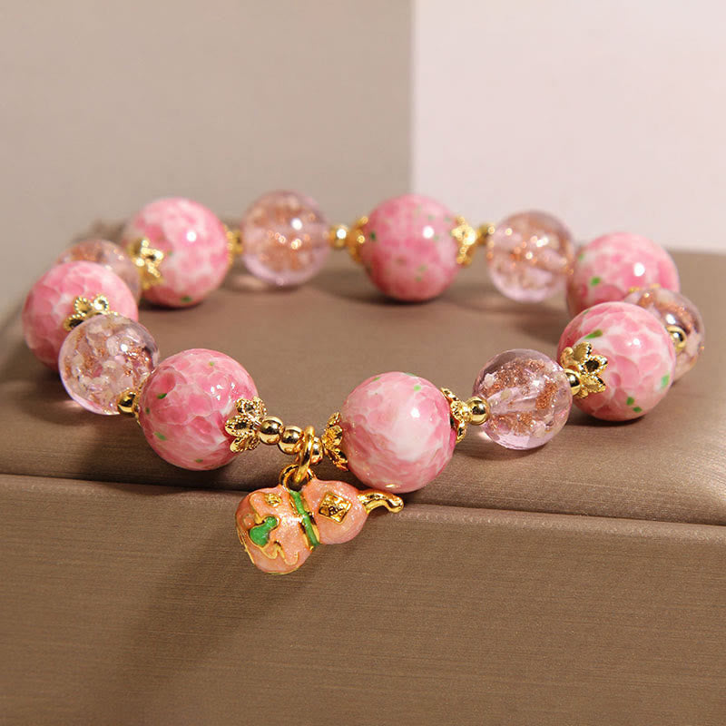 Wear FengShui Gourd Liuli Bracelet