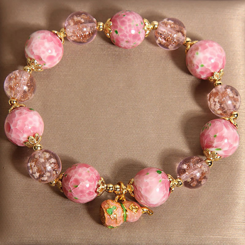 Wear FengShui Gourd Liuli Bracelet