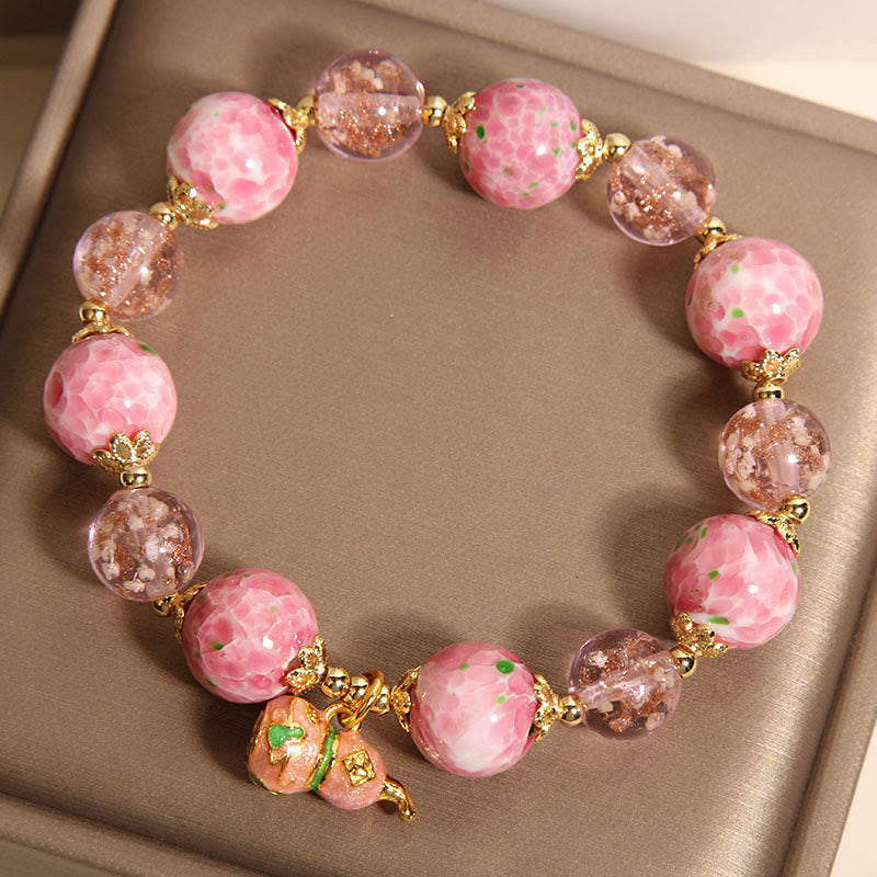 Wear FengShui Gourd Liuli Bracelet