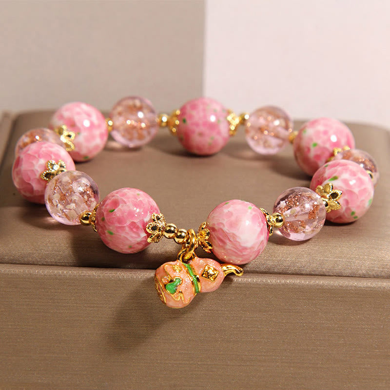 Wear FengShui Gourd Liuli Bracelet