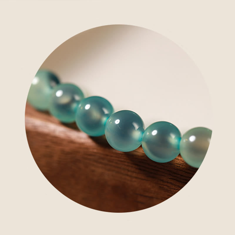 Wear FengShui Natural Colorful Candy Agate Golden Lotus Pod Healing Bracelet
