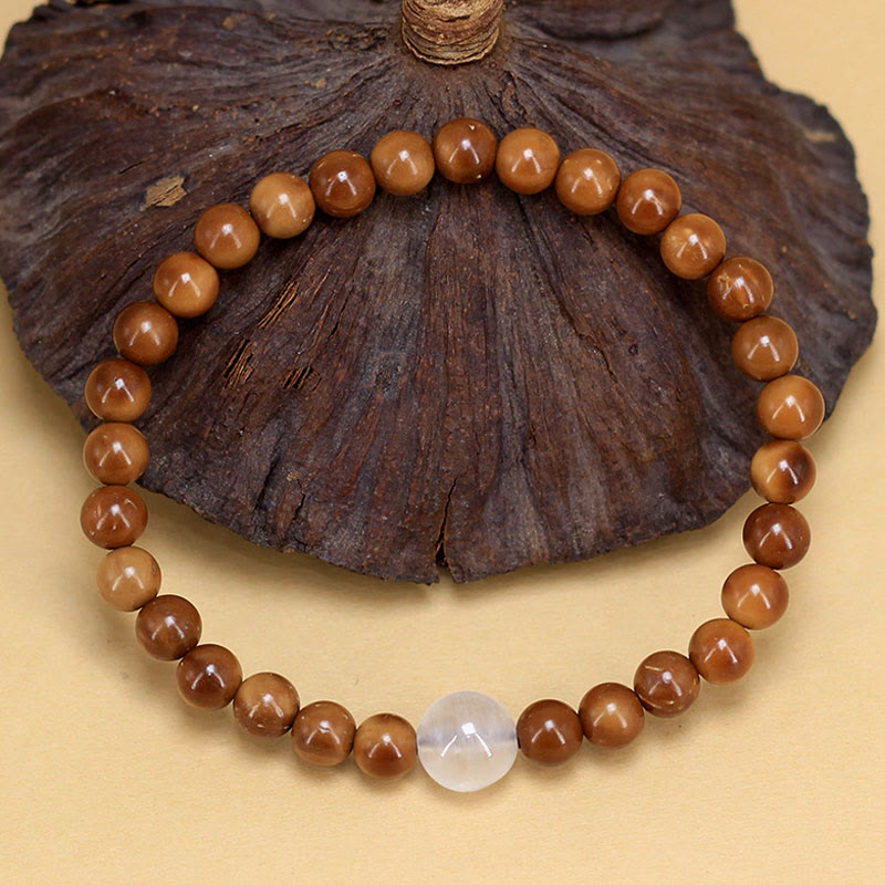 Wear FengShui Kuka Seed Agate Stone Luck Bracelet