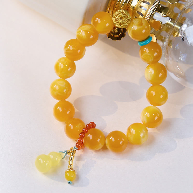 Wear FengShui Amber Gourd Multilayer Confidence Bracelet