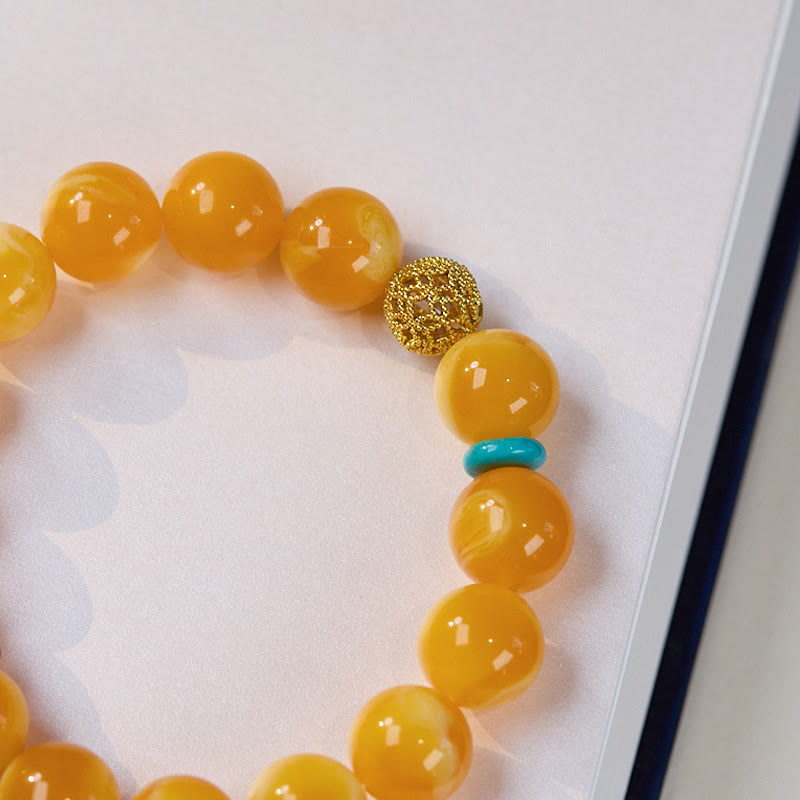 Wear FengShui Amber Gourd Multilayer Confidence Bracelet