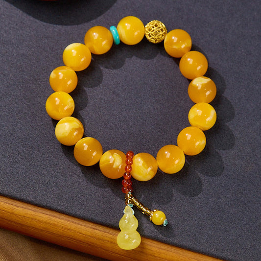 Wear FengShui Amber Gourd Multilayer Confidence Bracelet