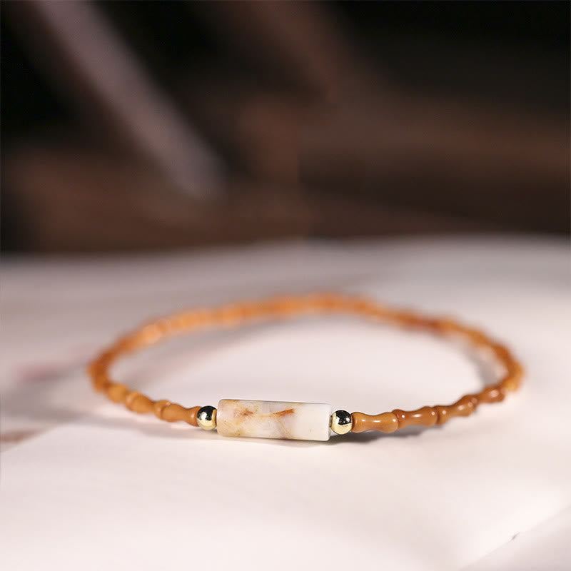 Wear FengShui Ultra-fine Olive Pit Peace Bracelet