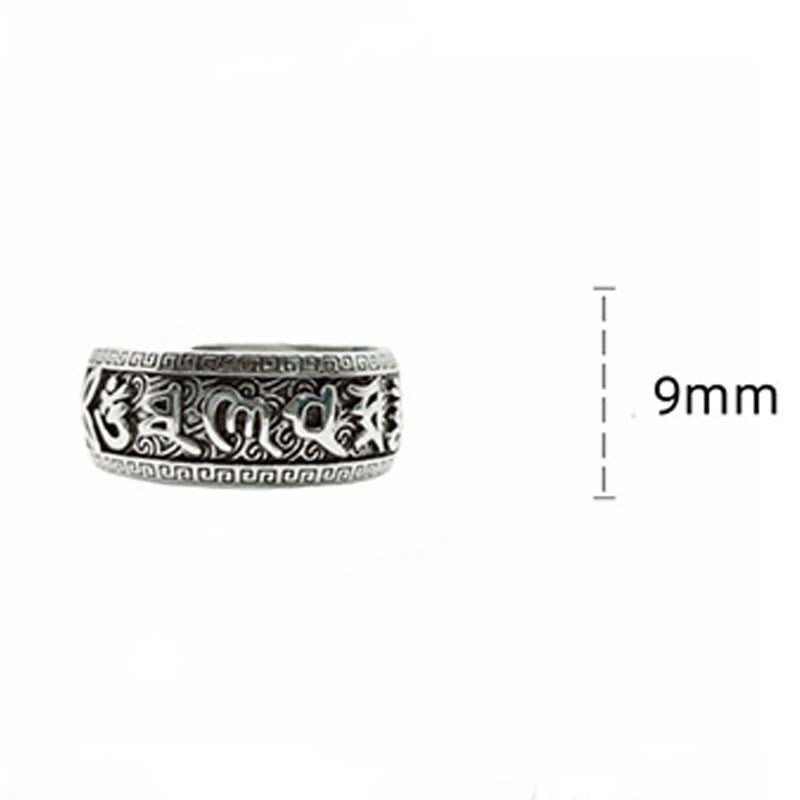 Wear FengShui Om Mani Padme Hum Copper Adjustable Wealth Ring