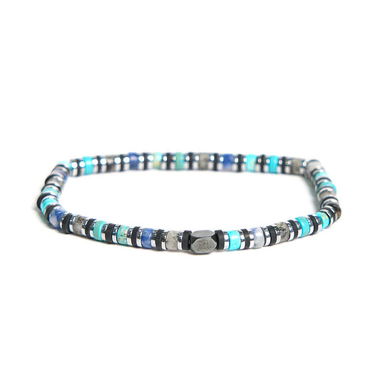Wear FengShui Various Stones Hematite Turquoise Emperor Stone Powerful Support Bracelet