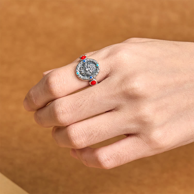 Wear FengShui Zakiram Copper Adjustable Wealth Open Ring