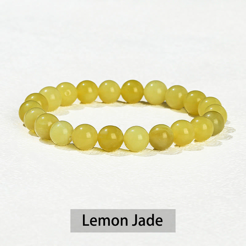 Wear FengShui Various Crystal Stone Amethyst Green Aventurine Rose Quartz Healing Bracelet